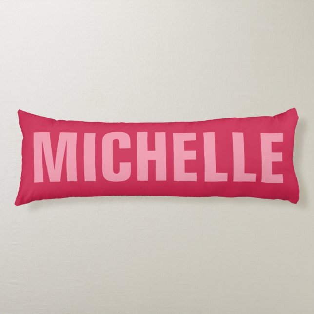 Custom Name & Colour body pillow (Front)