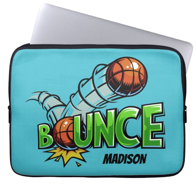 Custom name & colour BOUNCE Basketball sleeves (Front)