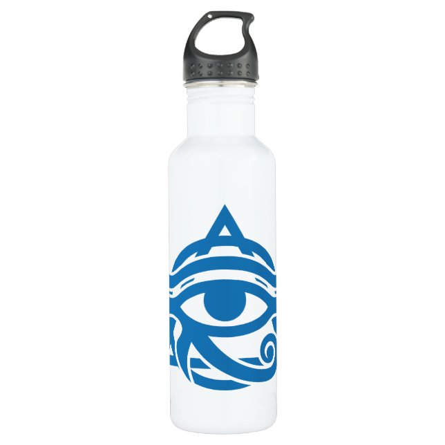 Custom Name & Colour Eye of Horus 710 Ml Water Bottle (Front)