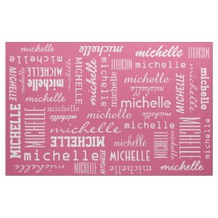 Custom Name & Colour fabric