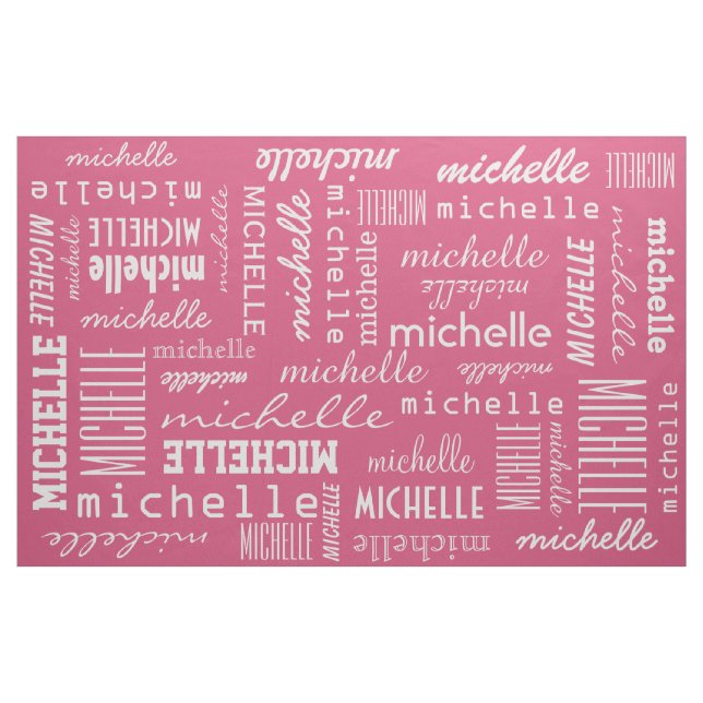 Custom Name & Colour fabric (Yard)
