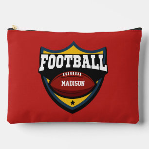 Custom name & colour Football Accessory Pouch