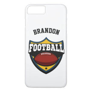 Custom name & colour Football Logo phone cases