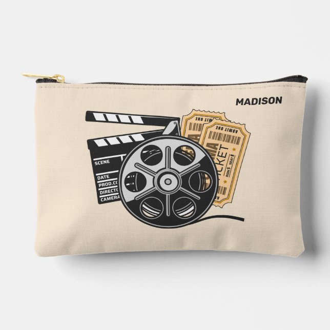 Custom Name & Colour Movie Accessory Pouch (Front)