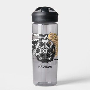 Custom Name & Colour Movie Water Bottle