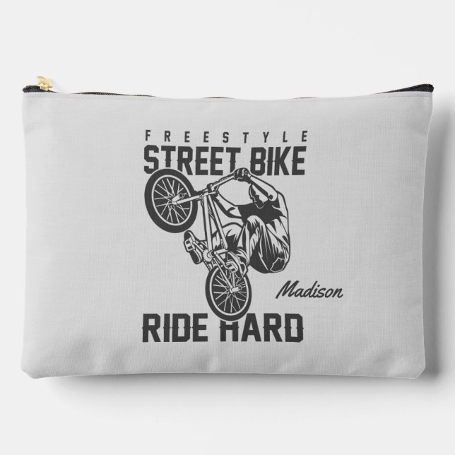 Custom name & colour Street Bike Accessory Pouch (Front)