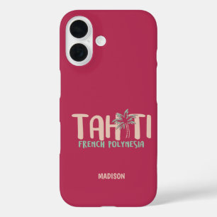 Custom Name & Colour Tahiti iPhone 16 Case