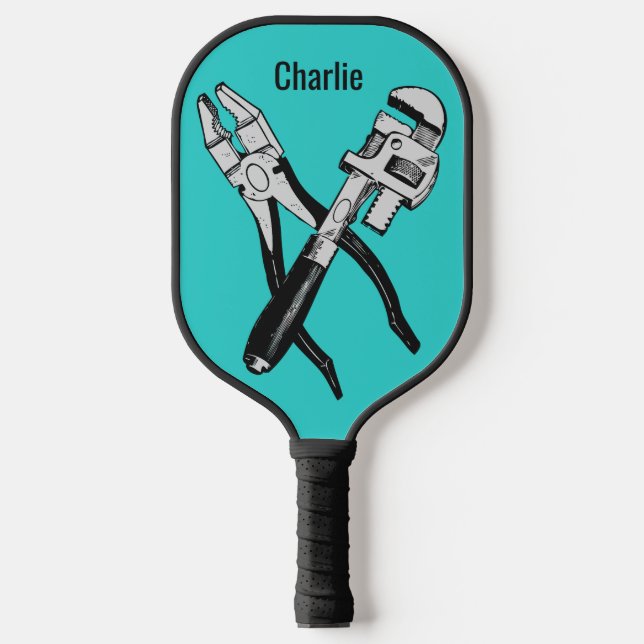Custom name & colour TOOLS Pickleball Paddle (Front)