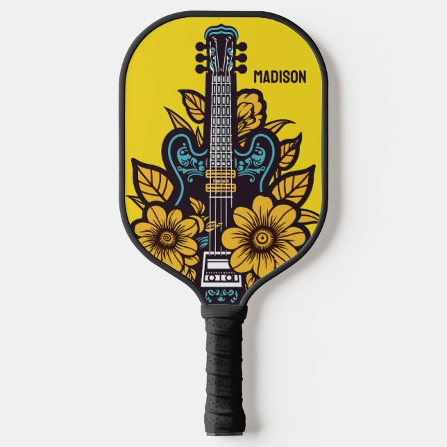 Custom Name & Colour Ukulele Pickleball Paddle (Front)