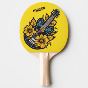 Custom Name & Colour Ukulele Ping Pong Paddle