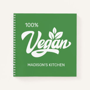 Custom Name & Colour Vegan Notebook