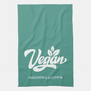 Custom Name & Colour Vegan Tea Towel