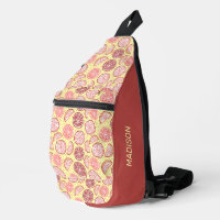 Custom Name Colourful Citrus Pattern