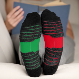 Custom Name Colours Christmas Socks, Personalised Socks
