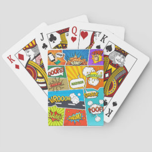 Custom Name Comics Playing Cards