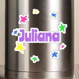 Custom Name Cool Funny Colourful Galaxy Stars