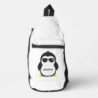 Custom name cool penguin