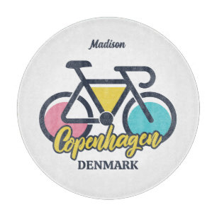 Custom Name Copenhagen Denmark Cutting Board