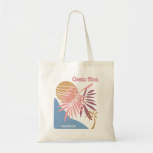 Custom Name Costa Rica Tote Bag
