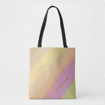Custom Name Cotton Candy Watercolor Pattern