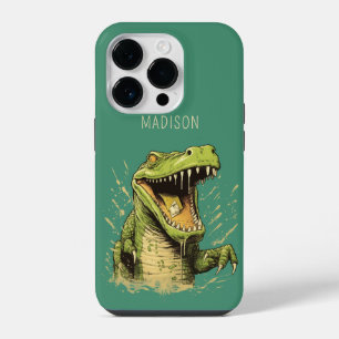 Custom Name Crocodile iPhone 14 Pro Case