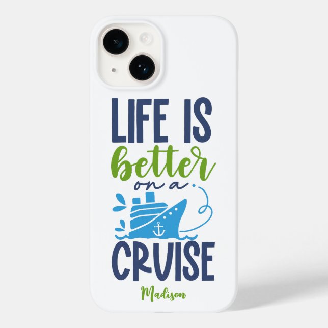 Custom Name Cruise Case-Mate iPhone Case (Back)