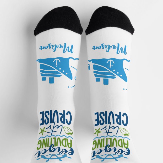 Custom Name Cruise Socks (Top)