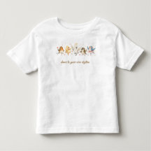 Custom Name Cute Dancing Birds Watercolor Toddler