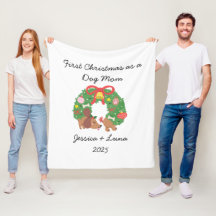 Custom Name Cute & Funny Christmas Blanket