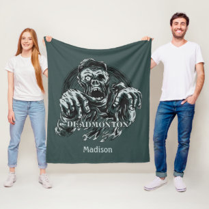 Custom name DEADMONTON fleece blankets