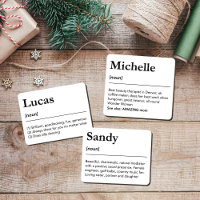 Custom Name Definition Friend Dictionary Funny