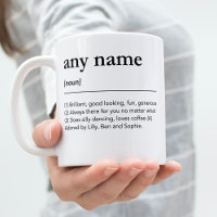 Custom name definition personalised dictionary