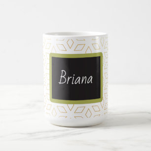 Custom Name design latte mug