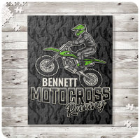 Custom NAME Dirt Bike Rider Motocross Racing