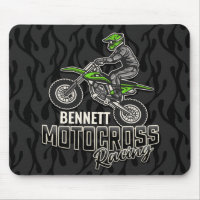 Custom NAME Dirt Bike Rider Motocross Racing