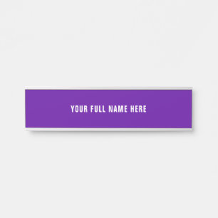 Custom Name Door Sign - Choose Colour and Font