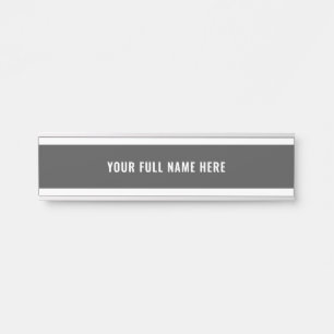 Custom Name Door Sign Choose Your Colours and Font
