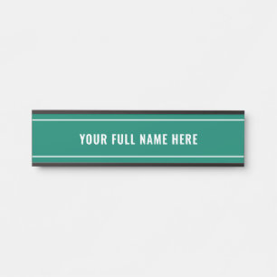 Custom Name Door Sign Example Your Colours and Fon