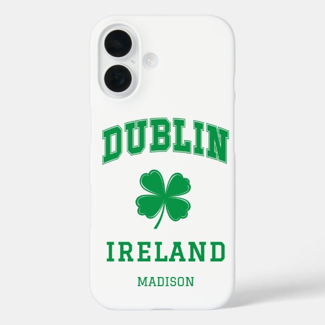 Custom Name Dublin Ireland Case-Mate iPhone Case (Back)