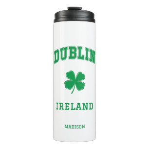 Custom Name Dublin Ireland Thermal Tumbler