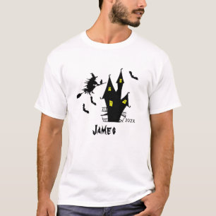 Custom Name   Elegant Retro Halloween T-Shirt