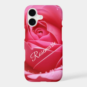 Custom Name Elegant Rose Flower