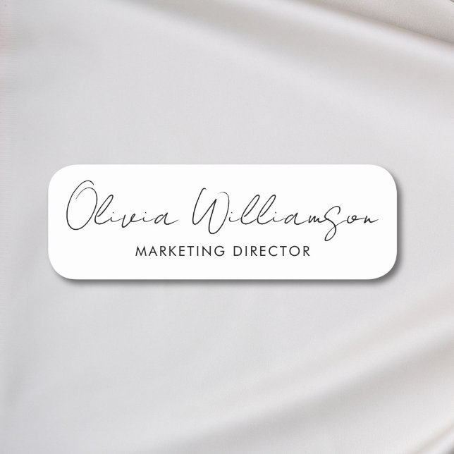 Custom Name Elegant Script Modern Personalised Tag (Creator Uploaded)