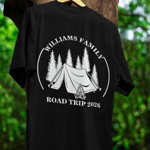 custom name family vacation mountain Road Trip T-Shirt