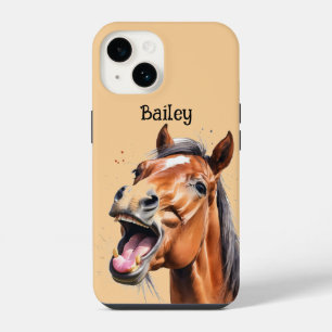 Custom Name Farm Animal Horses Horse iPhone 14 Case