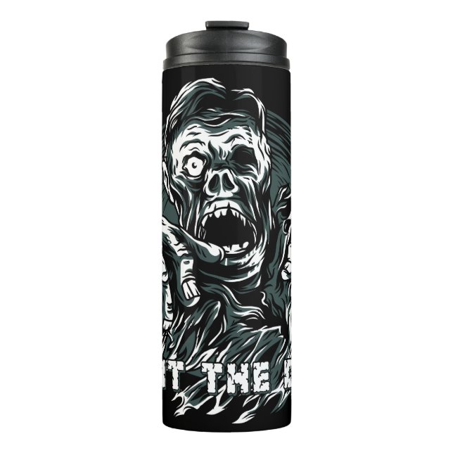 Custom name "Fight The Dead" Zombie tumbler (Front)