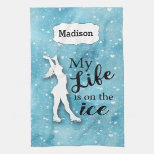 Custom Name Figure Skating Wipe Towel