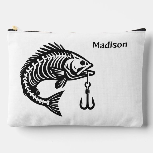 Custom Name Fish Accessory Pouch (Front)
