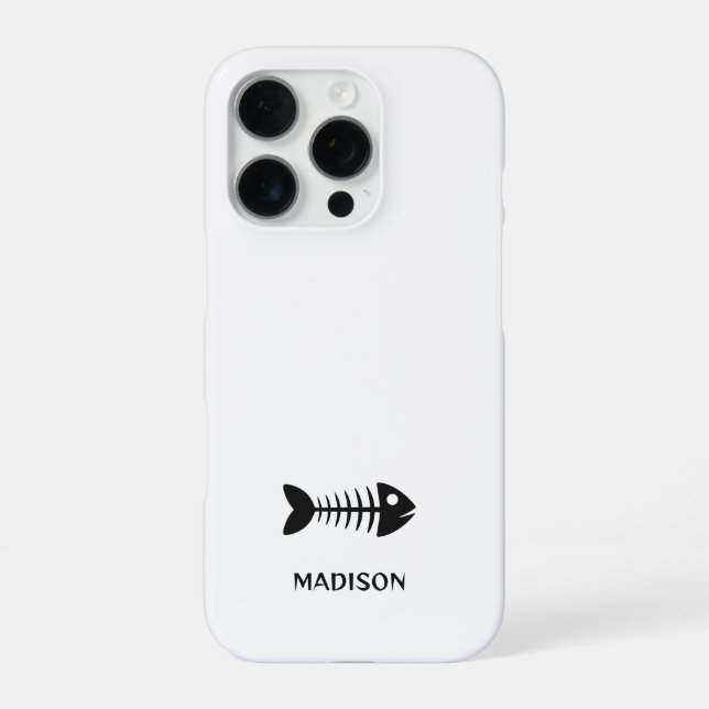 Custom Name Fish iPhone Case (Back)