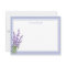 Custom Name Flat Note Card-Lavender